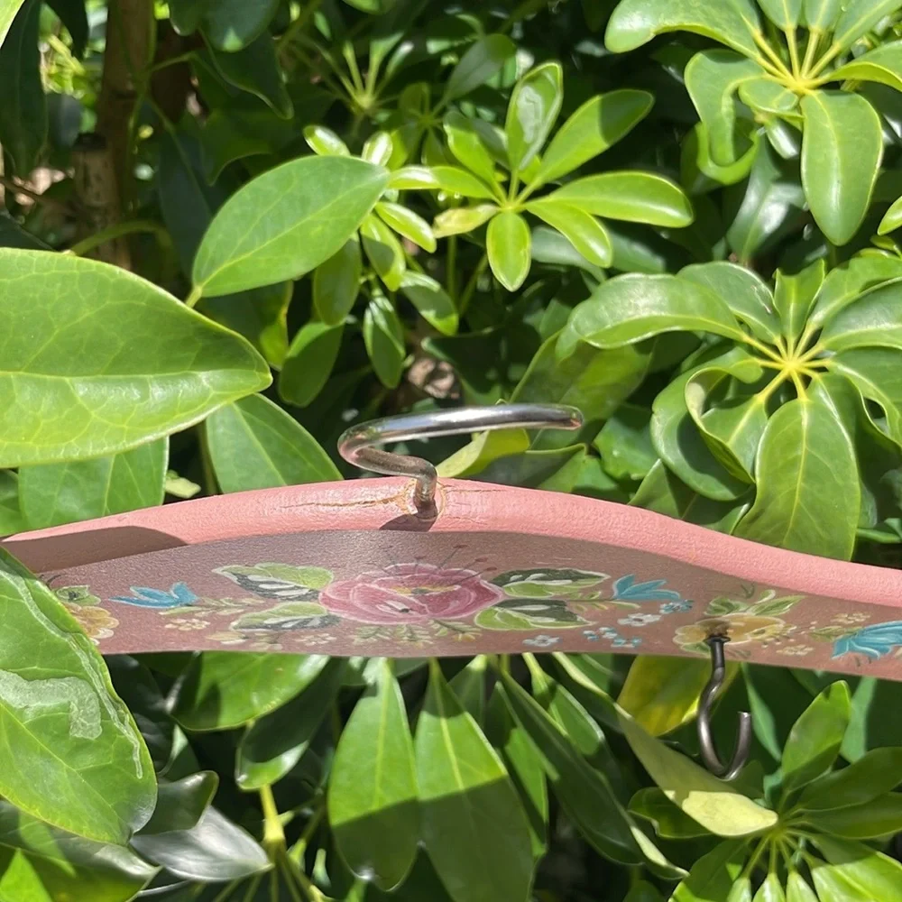 Floral Hand-Painted decorative hanger